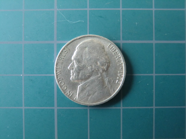 アメリカ 5セント硬貨 1972年 ごーるどらっしゅ 僕の紙幣 貨幣収集ブログ